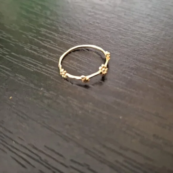 Catbird Flower Garland Ring sz 5 - Picture 3 of 5